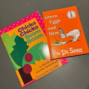 Chicka Chicka Boom Boom and Green Eggs and Ham Books